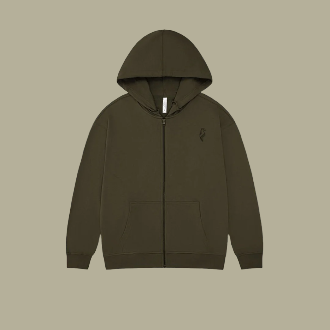 Pulse Oversized Zip Up Hoodie