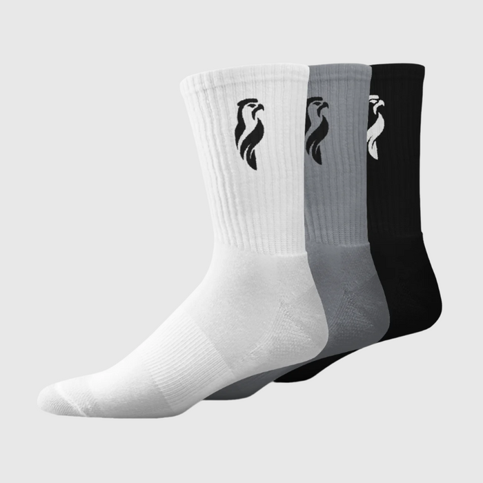 Multi 3pk (White/Grey/Black) / M (36-40)