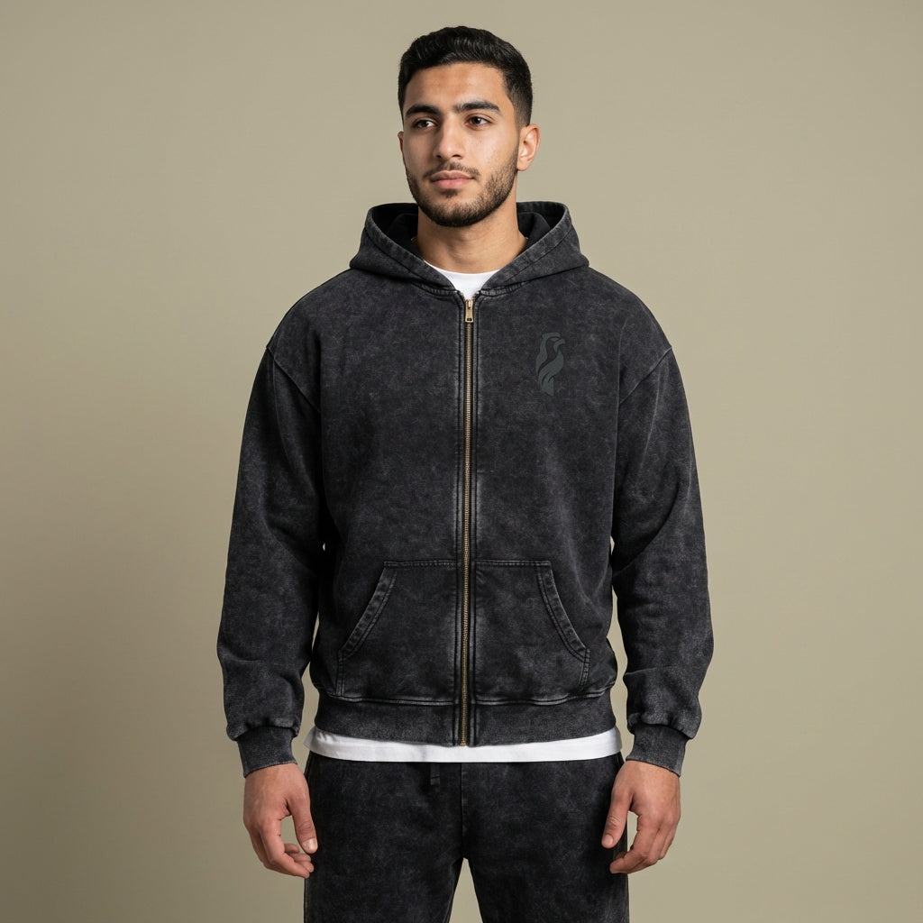 Power Washed Zip Up